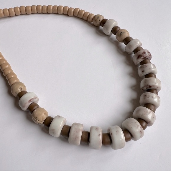 Cinnabrite Stone Lariat Necklace - Picture 4 of 6